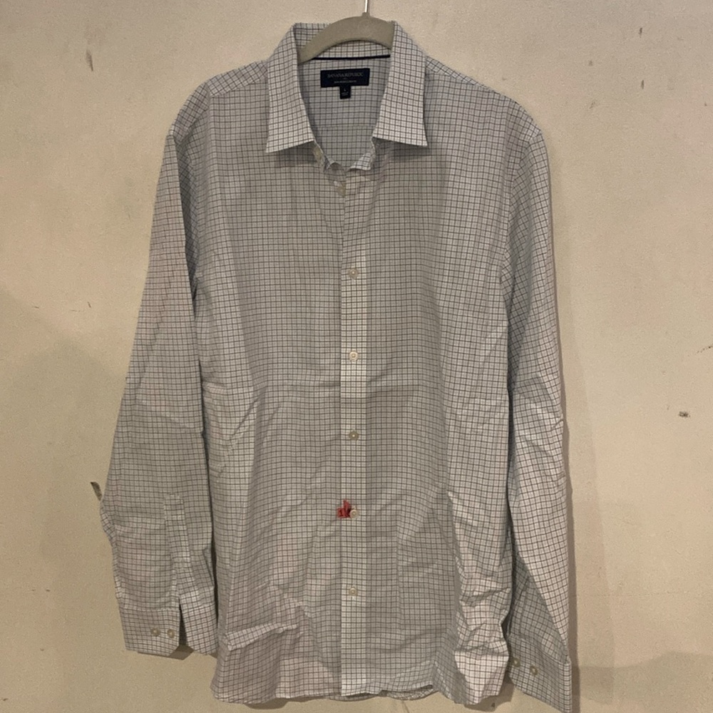 Button down Banana Republic shirt.